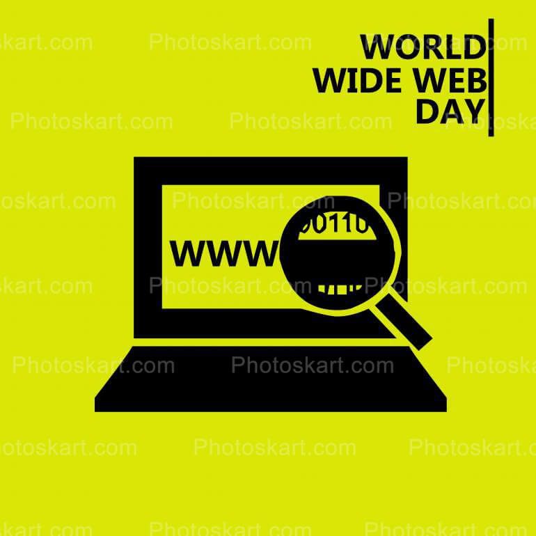 World Wide Web Vector Stock Image