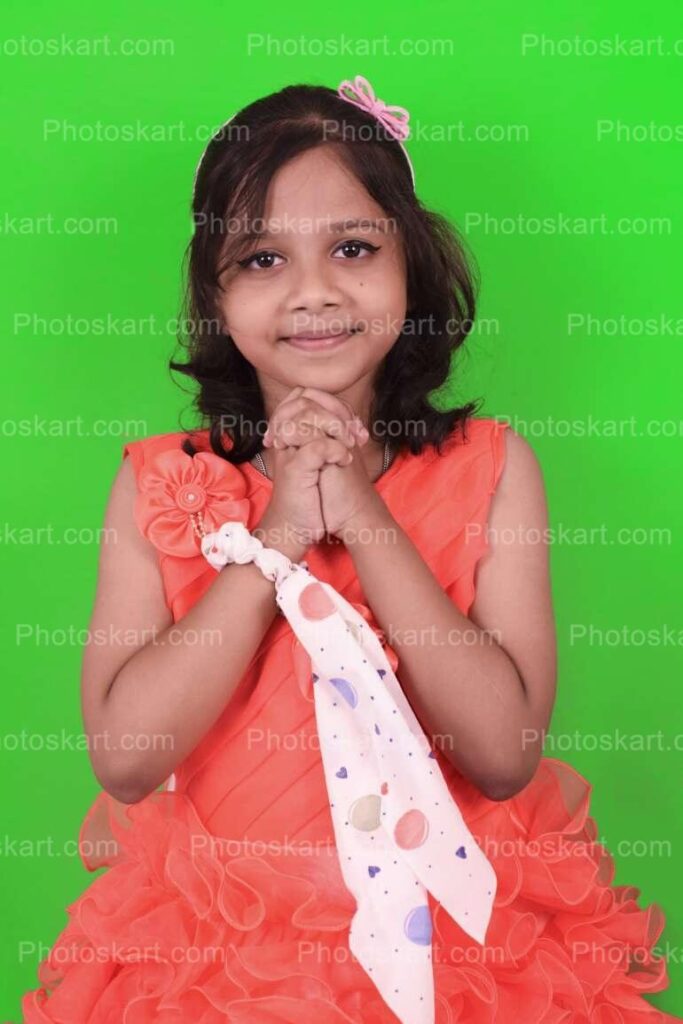 Cute Indian Girl Indoor Photoshoot With Green Screen