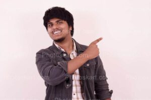 indian-smart-boy-pointing-something-royaltyfree-stock-image