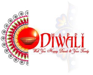beautiful happy diwali free royalty vector