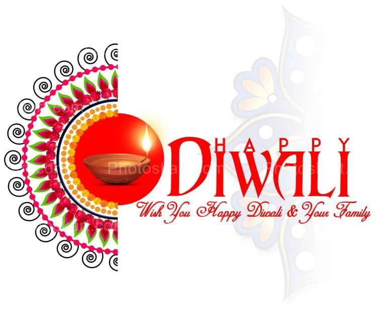 Beautiful Happy Diwali Free Royalty Vector