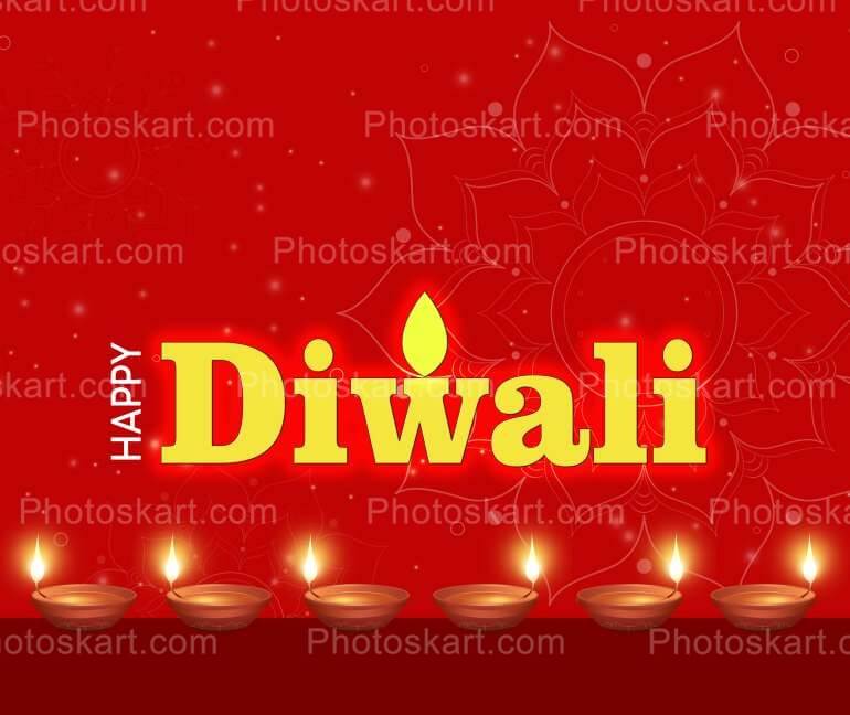 Creative Happy Diwali Stock Wishing