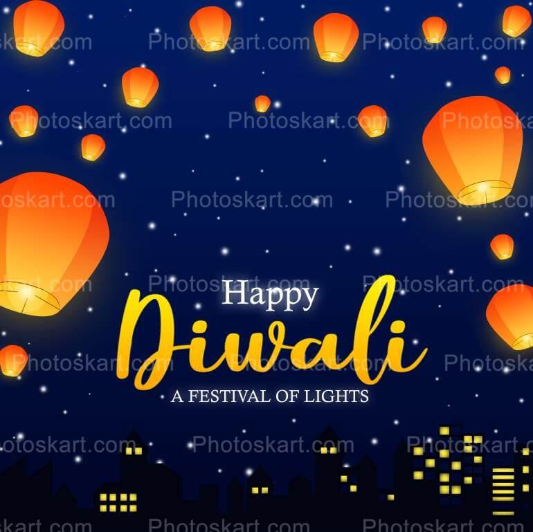 Creative Happy Diwali Wishing High Res Stock Vector