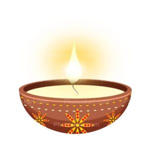 diwali special diya stock illustration free