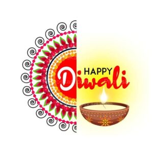free download diwali poster with mandala