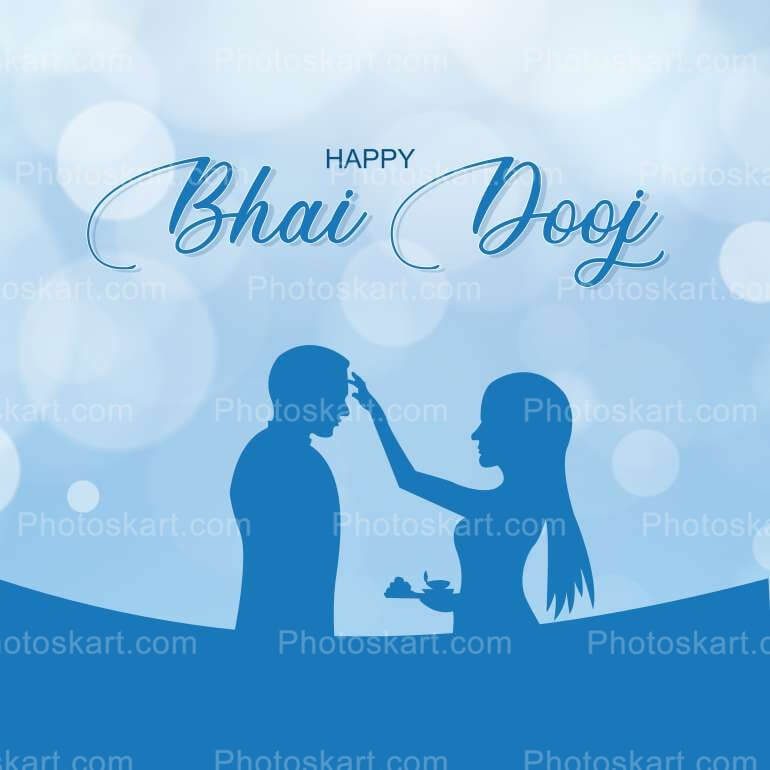Happy Bhai Dooj Free Royalty Free Greeting Card