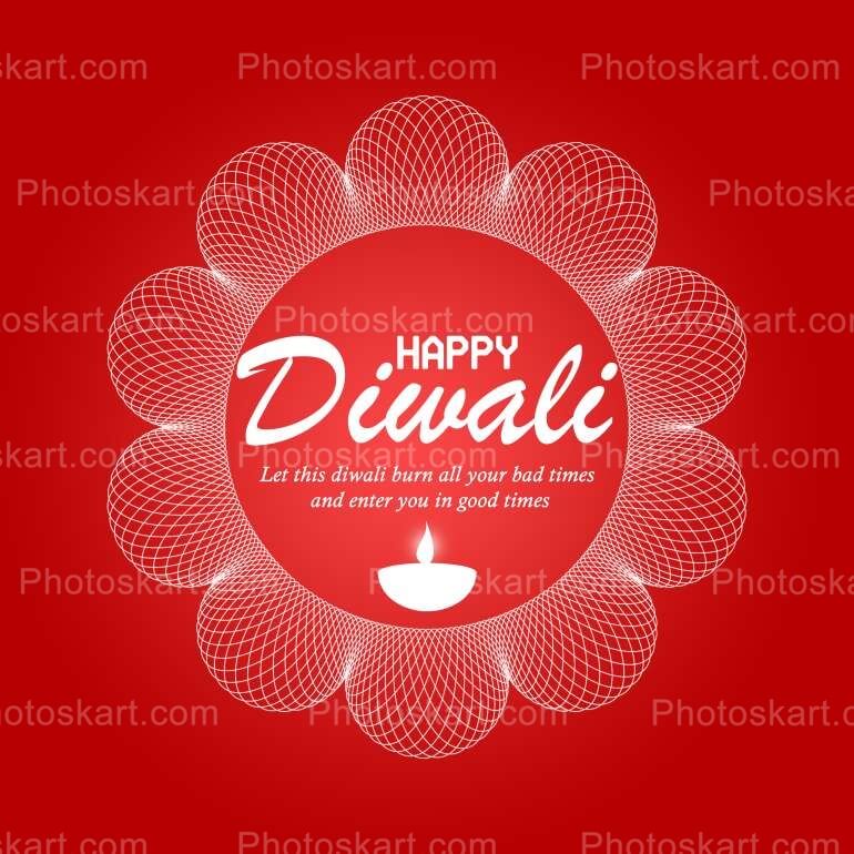 Happy Diwali Elegant Wishing Vectors Art
