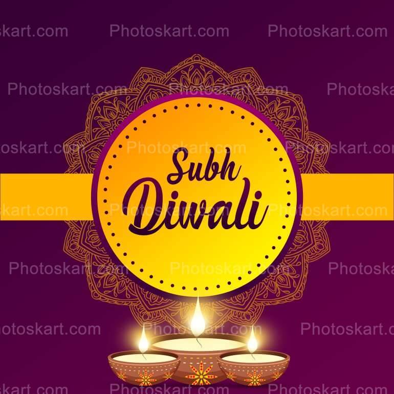 Subh Diwali Festival Special Stock Vectors Art