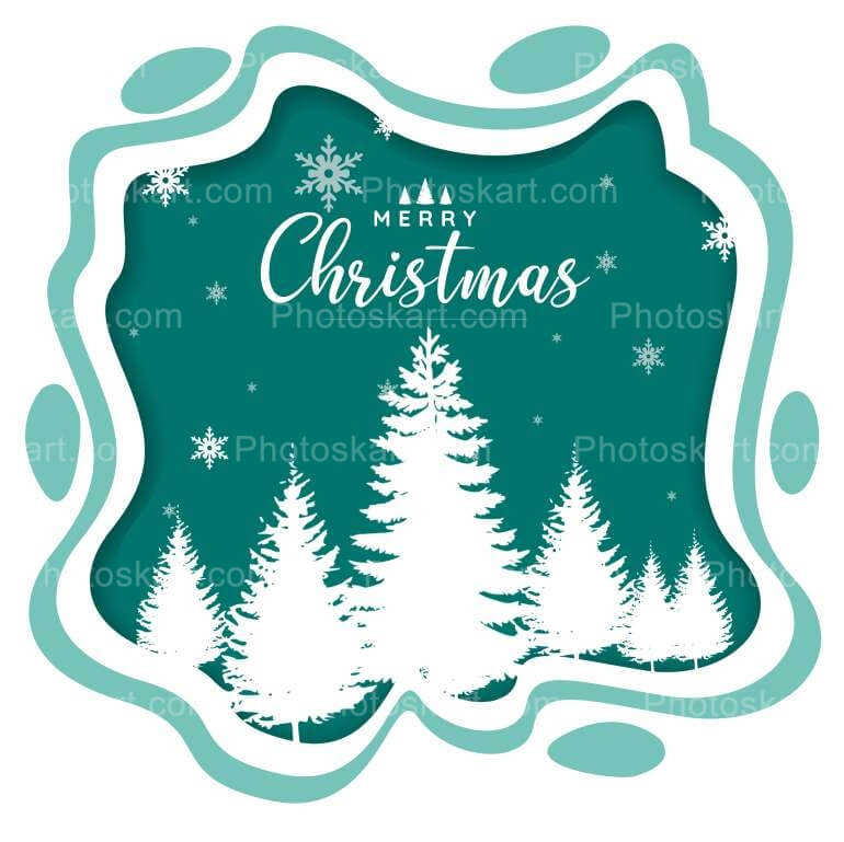 Blue Background Merry Christmas Wishes Vector