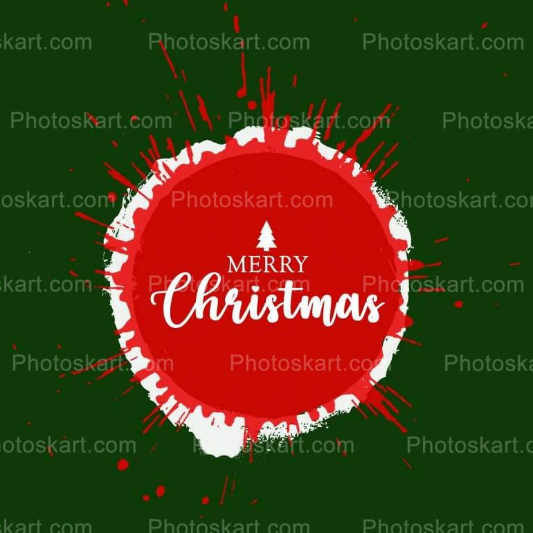 Green Background Circle Christmas Free Vector