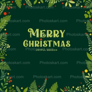 green background with frame christmas vector