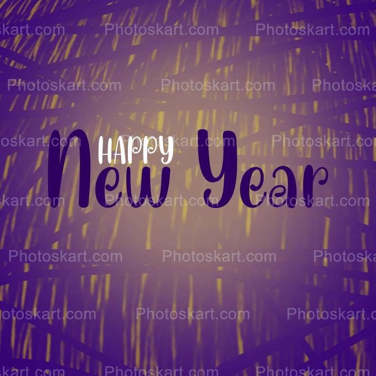 Purple Background Happy New Year Free Vector