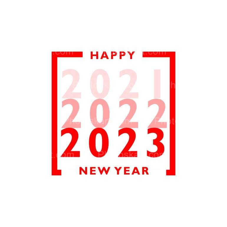 White Background And New Year Free Vector