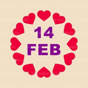 14th-february-love-circle-free-stock-image