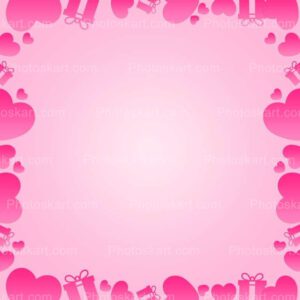 pink-background-heart-square-frame-free-image