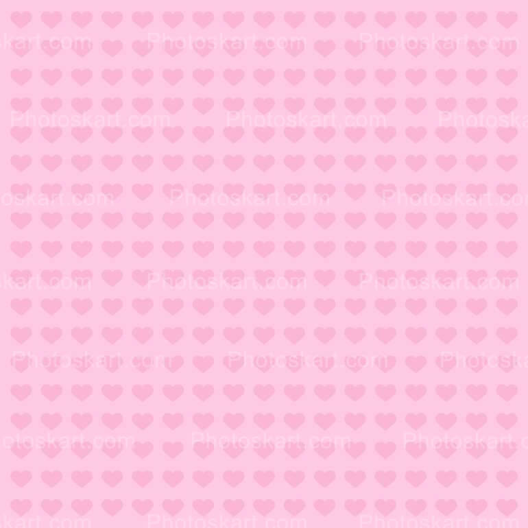 Pink Heart Background For Valentines Day Image