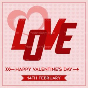 valentine day love word background free image