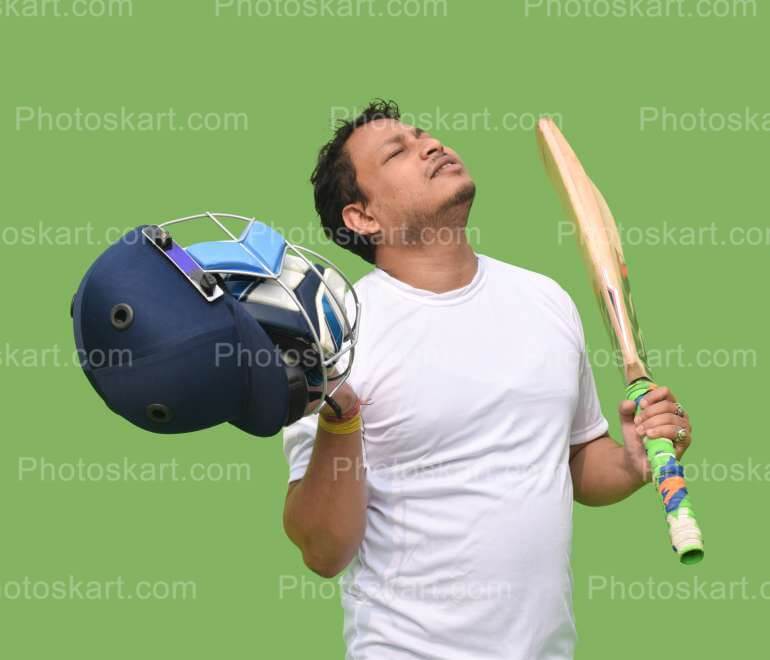 Cricket Coach Achieving Victory Photography