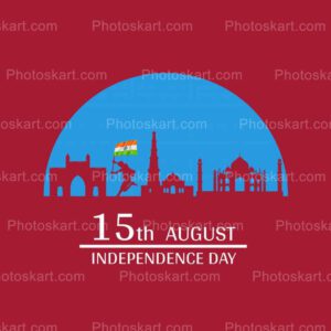 red background delhi sculpture 15th august image