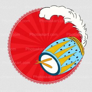 creative durga puja dhak special vector image