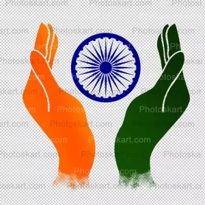 ashok-chakra-with-tricolor-hand-vector-image