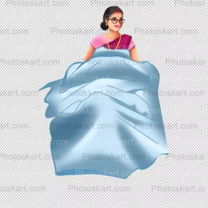 digital-art-of-bengali-mother-sit-vector