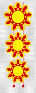 white-background-hanging-chandmala-vector