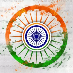 white-background-tricolor-ashok-chakra-vector